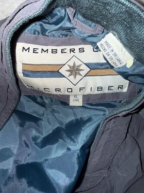 Members Only Slate Blue Microfiber Jacket